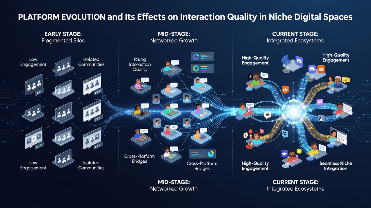 Platform Evolution and Its Effects on Interaction Quality in Niche Digital Spaces