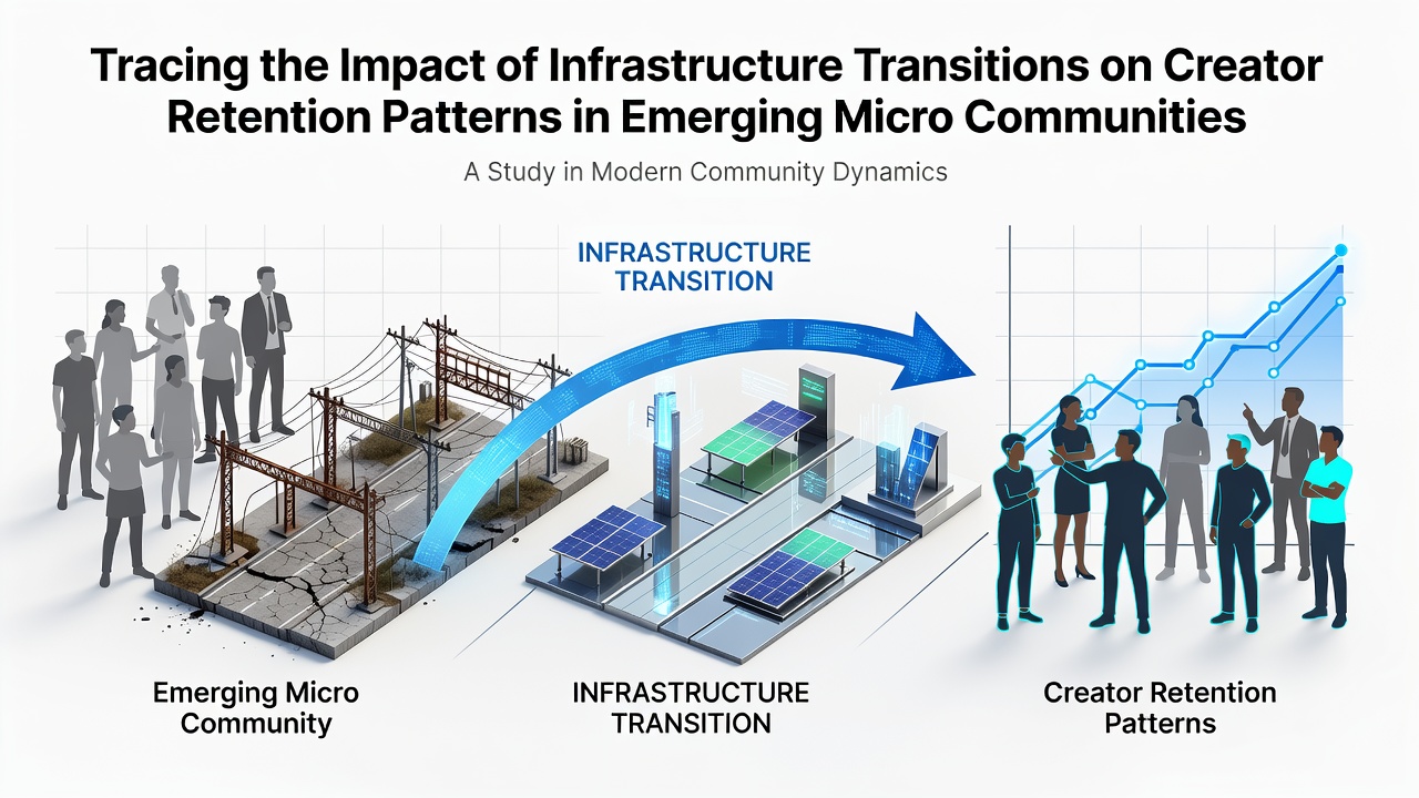 Tracing the Impact of Infrastructure Transitions on Creator Retention Patterns in Emerging Micro Communities